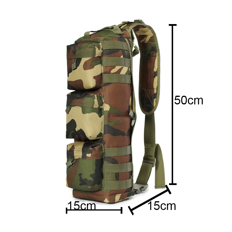 Military army backpack durable travel crossbody camouflage bag