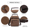 small sling crossbody shoulder canvas bag for men