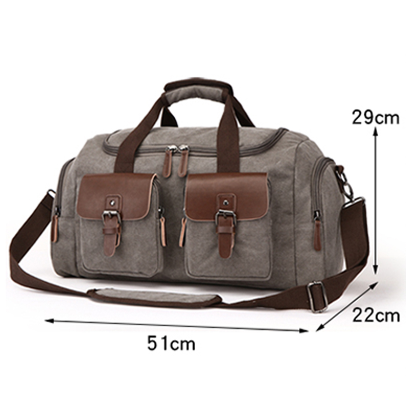 Weekend Outdoor Sport Extra Large Duffel Canvas Bag