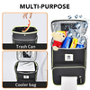 Customized leak-proof car seat trash hanging garbage bag 