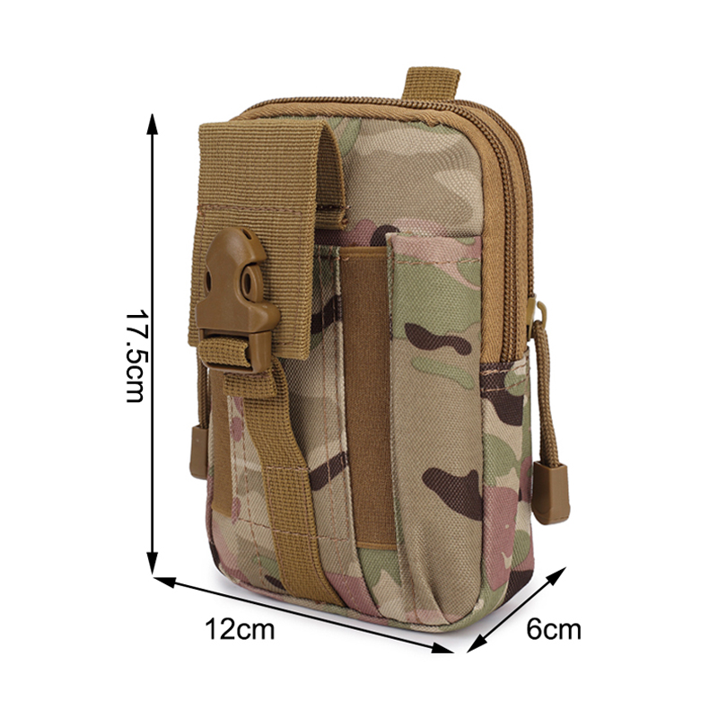 Tactical waist belt outdoor military pouch camouflage bag 