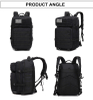  Tactical military 45L travel durable backpack camouflage bag 