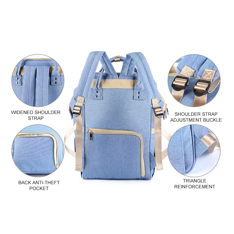 Multifunction Green Maternity Baby Diaper Bag for Dad