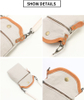 mini canvas leather messenger coin purse shoulder bag