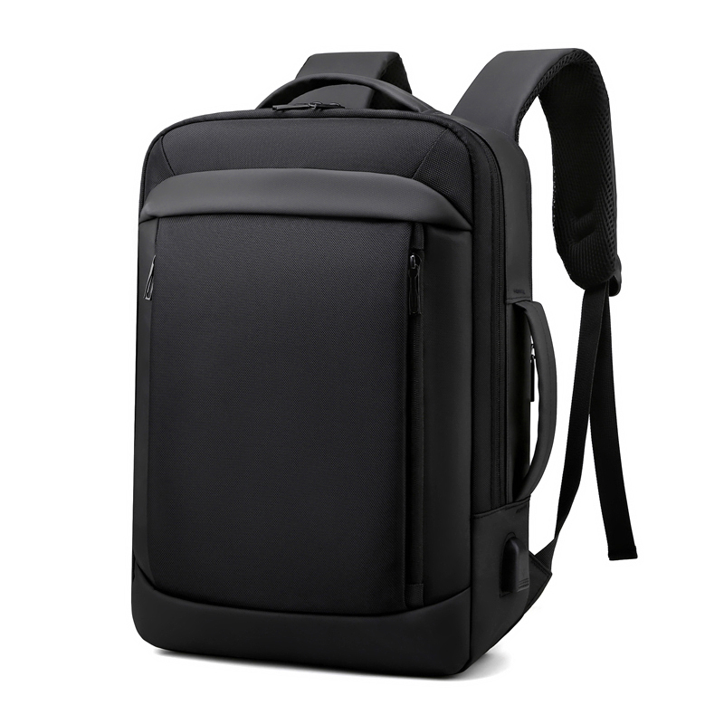 Expandable oxford usb waterproof carry-on business laptop backpack