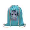 canvas outdoor activities shoulder backpack drawstring custom bag 
