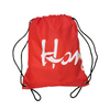 Polyester sports training advertising backpack drawstring custom bag 