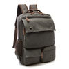 male grey Canvas Backpack with zip