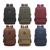 durable Khaki Canvas Backpack with zipper