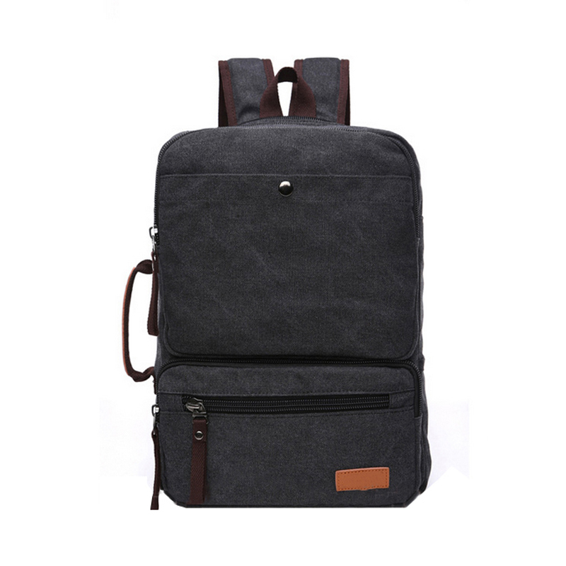 large black Canvas Backpack for youth