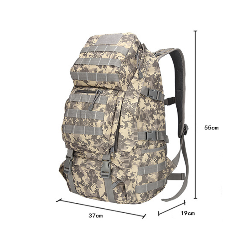 Army camping outdoor travel military backpack camouflage bag 