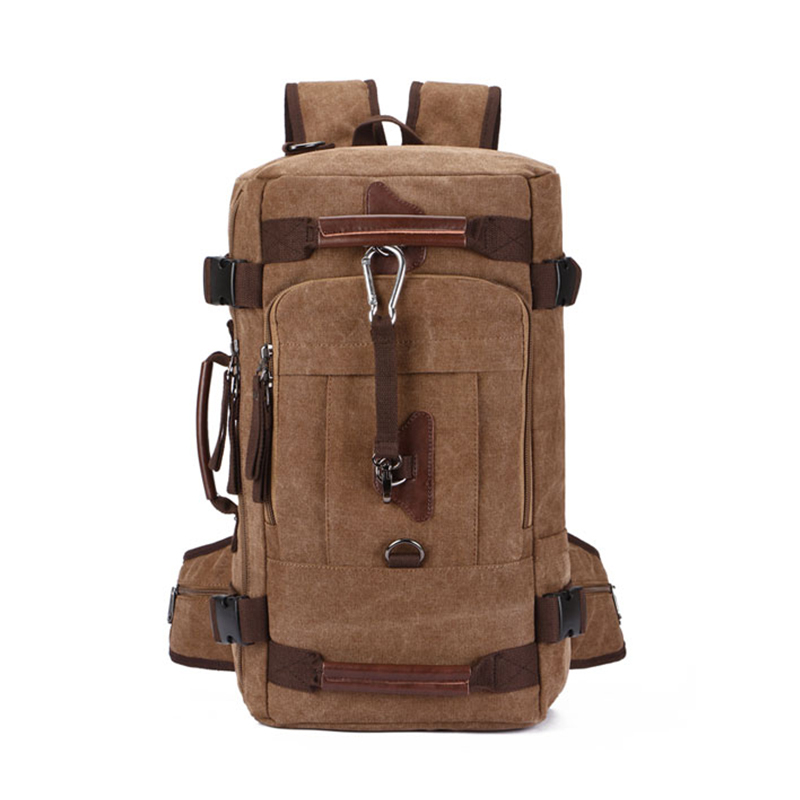 Supplier Retro Hiking Backpack Canvas Bag For School