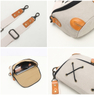 Canvas cotton sling boy shoulder crossbody messenger bag 