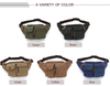 Leisure sports running climbing fitness bicycle canvas waist bag