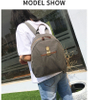 School Vintage Travel Outdoor Small Canvas Backpack Bag 