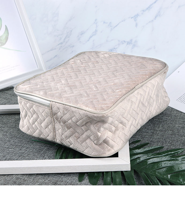 Flannel Storage Travel Cosmetic Bag Makeup Brush Cases
