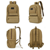 Functional College School Bags Daily Vintage Canvas Backpack