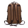 durable Khaki Canvas Backpack with zipper