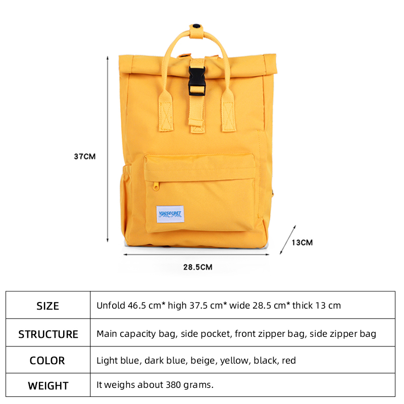 Supplier unisex girl school women backpack custom bag 