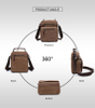 small sling crossbody shoulder canvas bag for men