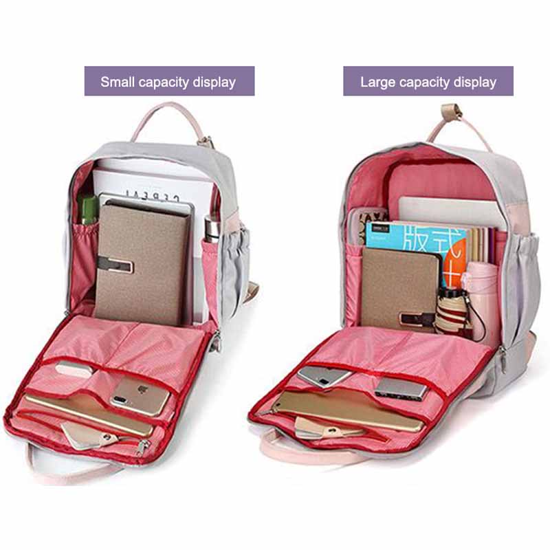 Travel school laptop nylon student backpack custom bag 