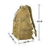 Camo rucksack woodland waterproof army backpack camouflage bag 