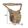 Shoulder motorcycle saddle military tactical camera camouflage bag 