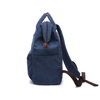 Unisex School Plain Fashion College Backpacks Canvas Bag 