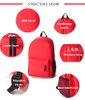 Outdoor travel 600D nylon school backpack custom bag