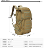Military molle army camping mountain 50L tactical backpack