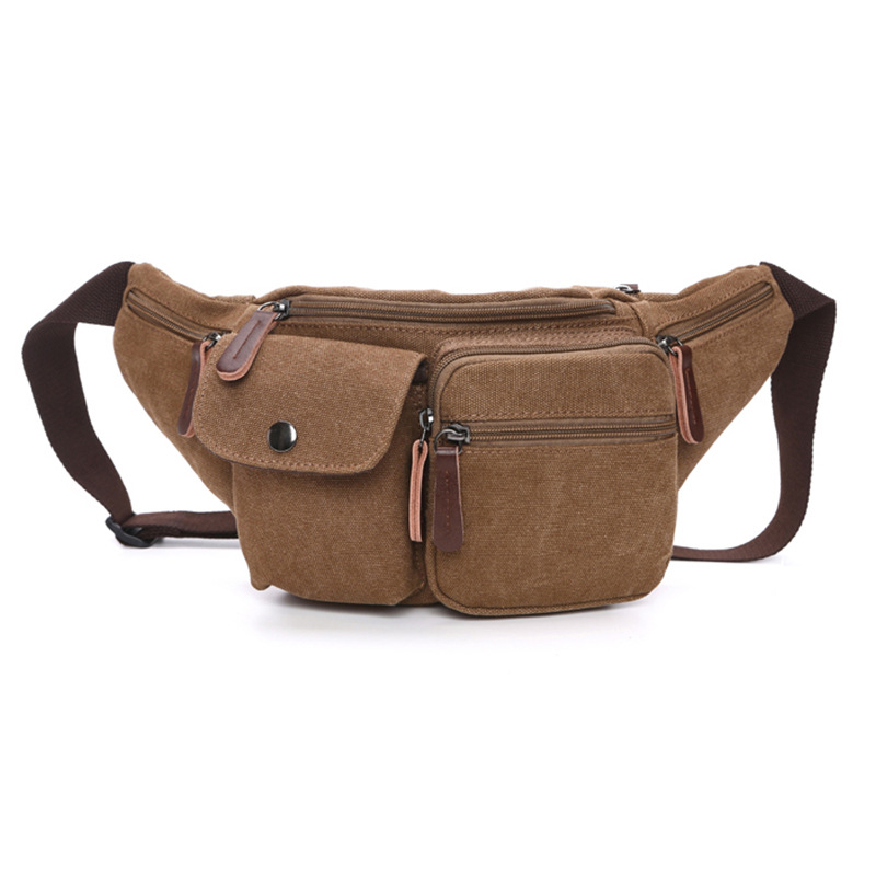 Leisure sports running climbing fitness bicycle canvas waist bag