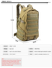 Hiking molle military tactical backpack camouflage bag 