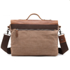 Blank male recycled canvas messenger bags for men
