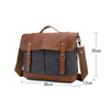 canvas crossbody tote multi-function mens leather messenger bag