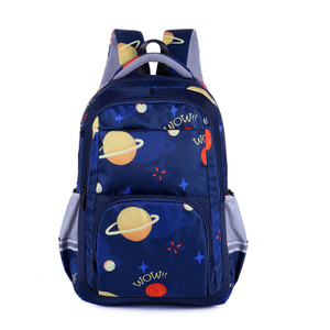 Polyester schoolbag polyester kid school backpack custom bag