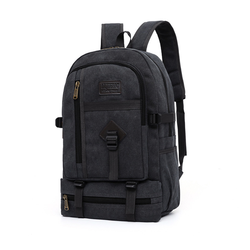 Outdoor satchel shoulder bag travel vintage canvas backpack