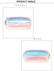 Holographic Colorful TPU Waterproof Transparent Storage Toiletry Bag