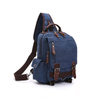Unisex backpack sling shoulder chest canvas bag for boy