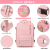 Nylon Multi-pocket Laptop Women Usb Backpack Custom Bag 