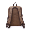 large Coffee Canvas Backpack for college