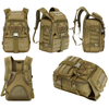 Supplier military mountaineering hiking waterproof backpack camouflage bag 