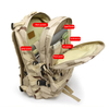 Supplier mountaineering assault military tactical molle backpack camouflage bag 