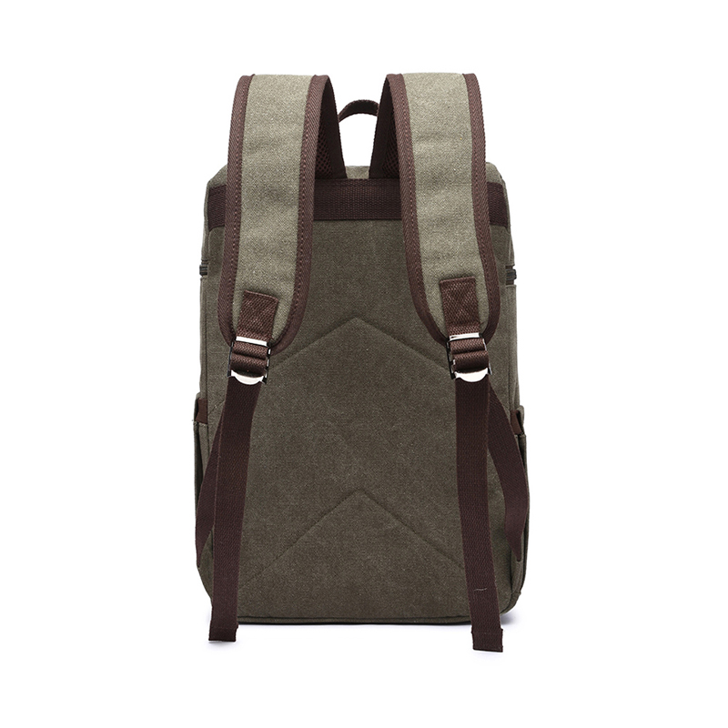 large green Canvas Backpack For work