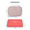 Foldable PU travel hanging portable jewelry storage bag