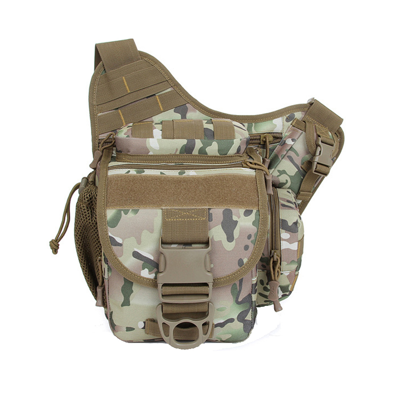 Shoulder motorcycle saddle military tactical camera camouflage bag 
