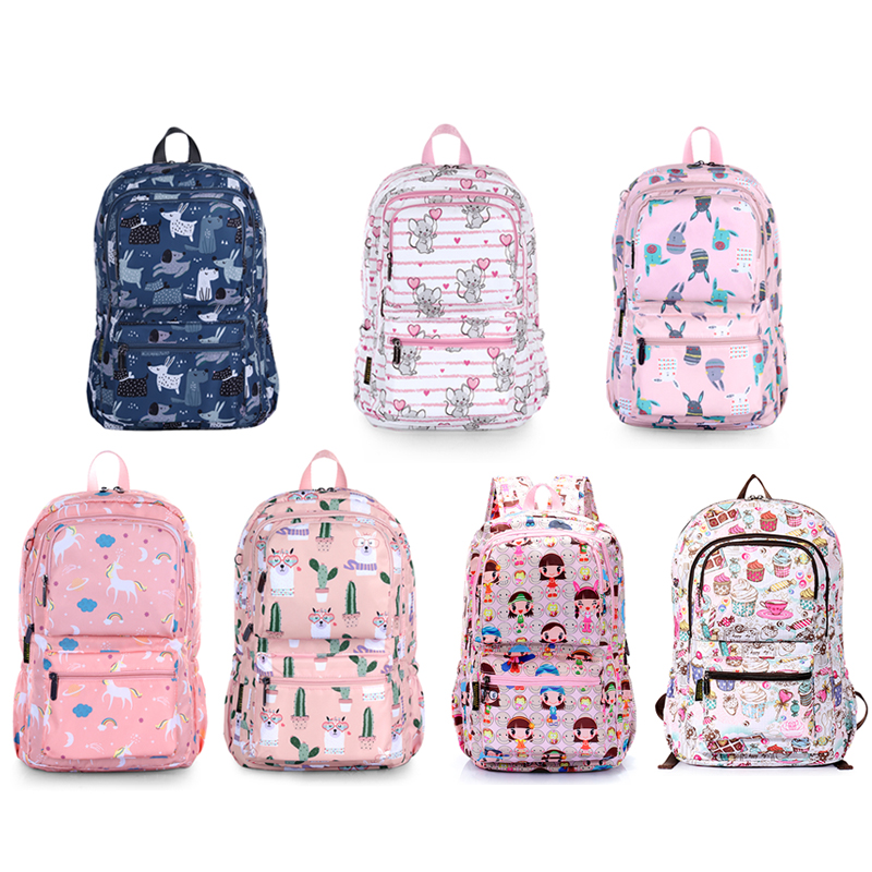 Sublimation digital printing school book backpack custom bag 