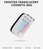 Silkprinting Custom Female Travel Transparent Cosmetic Makeup Bag