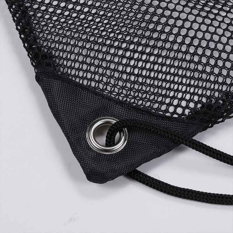 Mesh basketball football gym drawstring backpack custom bag