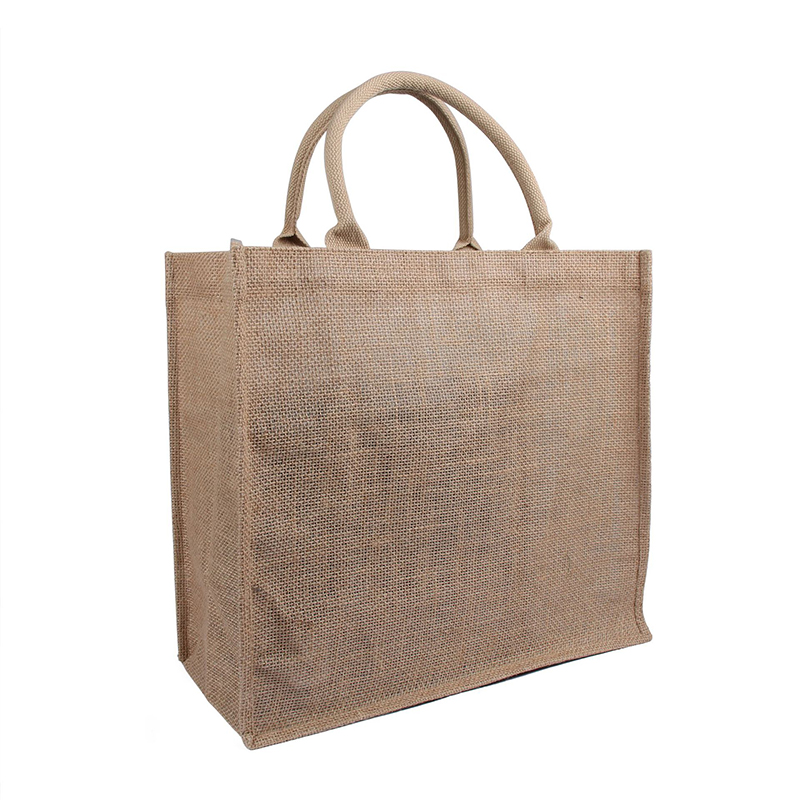 Jute Gift Retro Lunch Tote Shopping Custom Bag