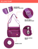 Nylon women waterproof shoulder sling messenger custom bag 